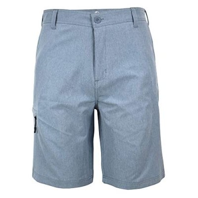 LeeHanTon Quick Dry Cargo Shorts Mens Stretch Walking Casual Workout Training Performance Solid Twill Shorts