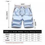 LTIFONE Men’s Casual Shorts Slim Fit Drawstring Summer Beach Shorts with Elastic Waist and Pockets