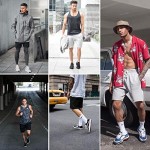 Men's Cotton Long Casual Drawstring Jogger Athletic Workout Gym Sweat Shorts with Pockets