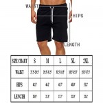 Mens Elastic Waist Drawstring Casual Gym Joggers Short Pants Lounge Pajamas Summer Sweat Shorts with Pockets