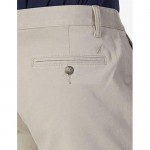 Nautica Men's Classic Fit Flat Front Stretch Solid Chino Deck Short
