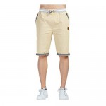 Tansozer Men's Shorts Casual Classic Fit Drawstring Summer Beach Shorts with Elastic Waist and Pockets