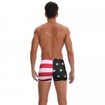 Ekouaer Mens Swimsuit Swim Trunks American Flag Camo Swimwear Swimming Surf Beach Shorts