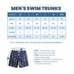 MaaMgic 7 Swim Shorts Mens Quick Dry Swim Trunks with Mesh Lining Teen Funny Print Swimwear Swimsuit