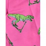 Men's Funny Swim Shorts Pink Dinosaur Novelty Trunks Above The Knee Swimwear