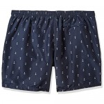 Nautica Men's Big and Tall Quick Dry All Over Classic Anchor Print Swim Trunk