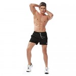 NITAGUT Men's Swimwear Sports Running Shorts Swim Trunks Quick Dry Lightweight with Pocket