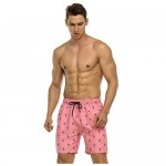 Nonwe Men's Swim Trunks Retro Quick Dry Soft Washed  Full Liner Casual Shorts