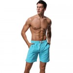 SHEKINI Men's Swim Trunks Quick Dry Slim fit Lightweight Beach Shorts with Pockets