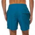 SILKWORLD Men's Swim Trunks Quick Dry Beach Shorts with Pockets