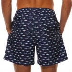SILKWORLD Men's Swim Trunks Quick Dry Shorts with Pockets