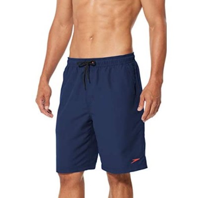Speedo Men's Swim Trunk Knee Length Volley Comfort Liner Solid