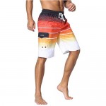 Unitop Men's Swim Trunks Classic Lightweight Board Shorts with Lining